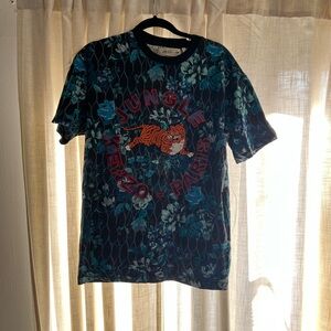 H&M x Kenzo Black and Blue Jungle Graphic Tee